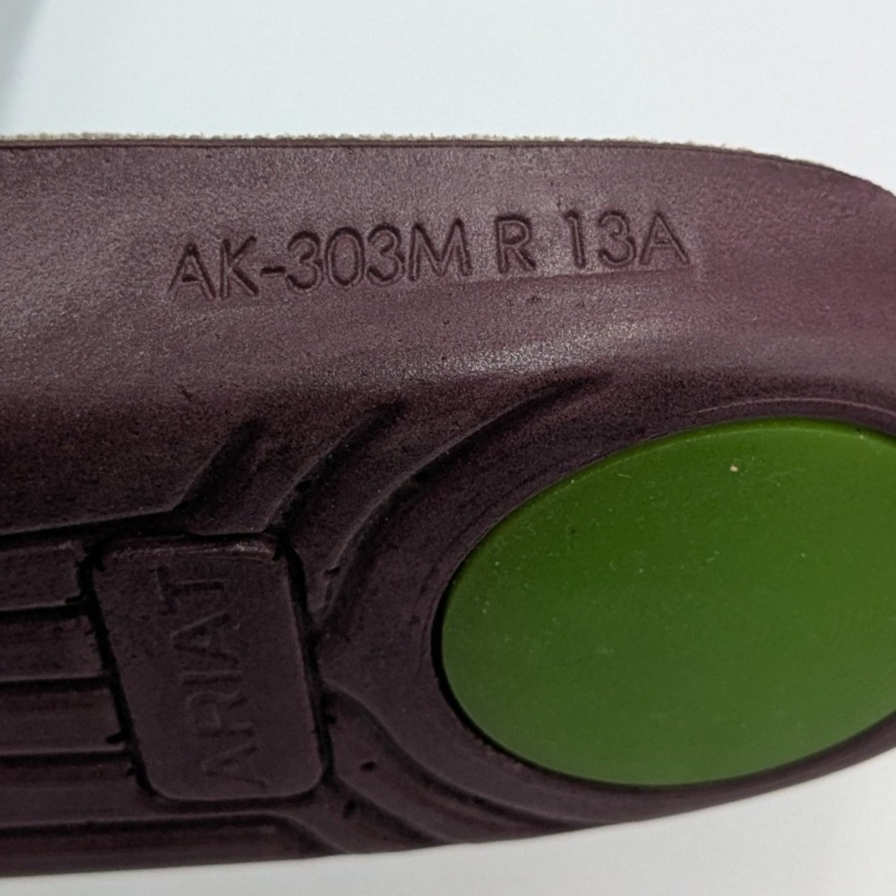 Ariat ATS Pro Mens Replacement Insoles Brown Footbed AK-303M R 13A Size 13 - Picture 3 of 4